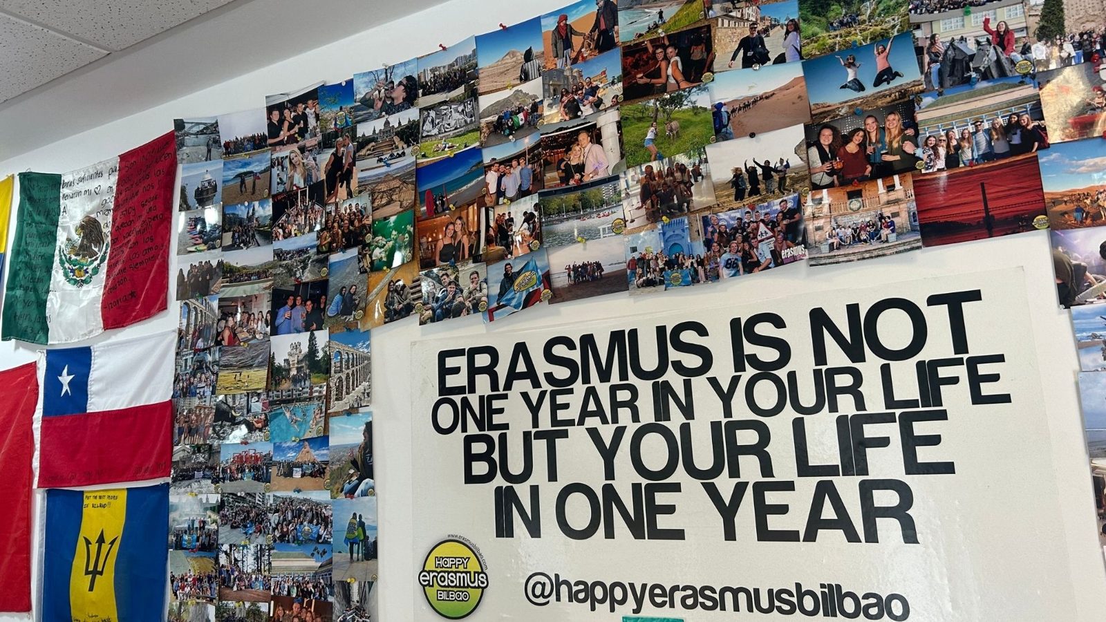 Happy Erasmus Bilbao students